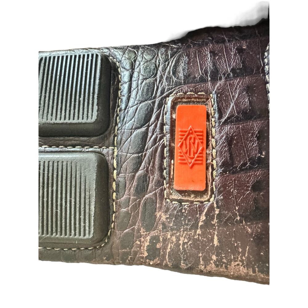 Brown alligators Martin dingman driving moccasin men sz 13